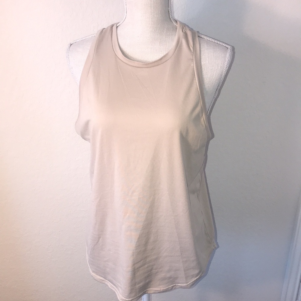 Tan DYI tank top in size small